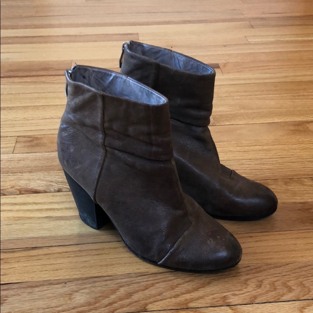 Vince Camuto Brown Leather Booties
